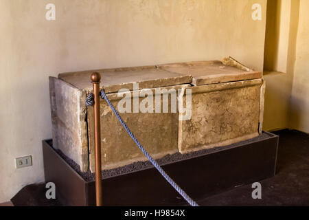 Archäologische antiquarium nach Milazzo Messina, Sizilien Stockfoto