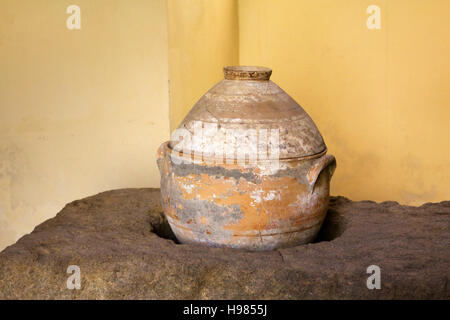 Archäologische antiquarium nach Milazzo Messina, Sizilien Stockfoto