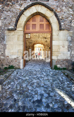 Festung, Zitadelle Ende Schloss von Milazzo, Sizilien Stockfoto