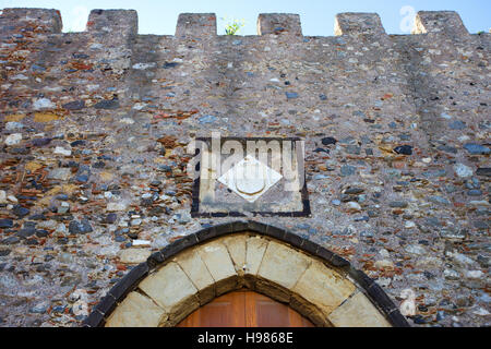 Festung, Zitadelle Ende Schloss von Milazzo, Sizilien Stockfoto