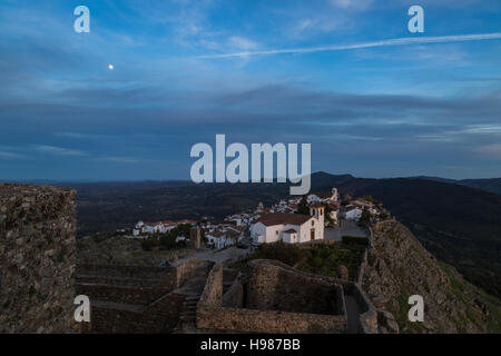 Marvao Dorf im Alentejo, Portugal Stockfoto