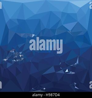 Niedrige Polygon Stil Illustration von einem französischen Himmelblau abstrakten geometrischen Hintergrund. Stock Vektor