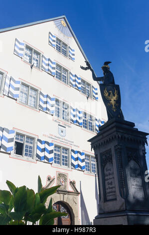 Tuttlingen: Jagdschloss, jetzt das Rathaus im Stadtteil Möhringen an der Donau, Schwäbische Alb, Schwäbische Alb, Baden-Württemberg, Deutschland Stockfoto