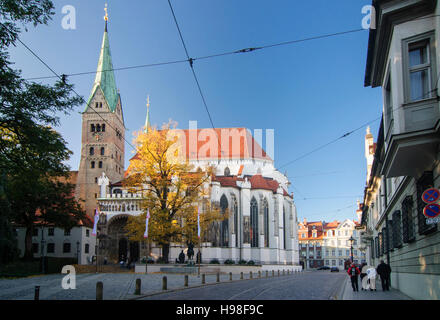 Augsburg: Kathedrale, Schwaben, Schwaben, Bayern, Bayern, Deutschland Stockfoto