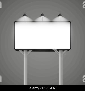 Plakat-Mock-up. Plakat-Vorlage. Vektor-Illustration. EPS 10 Stock Vektor