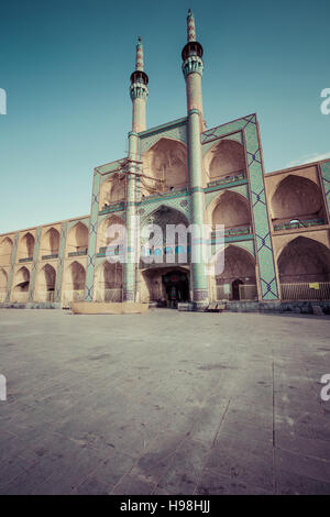 YAZD, IRAN - 7. Oktober 2016: Amir Chakhmaq Komplex in Yazd, Iran Stockfoto