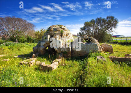 Bagno di Mezzagnone, Arabische Thermalbad. Santa Croce Camerina, Sizilien Stockfoto