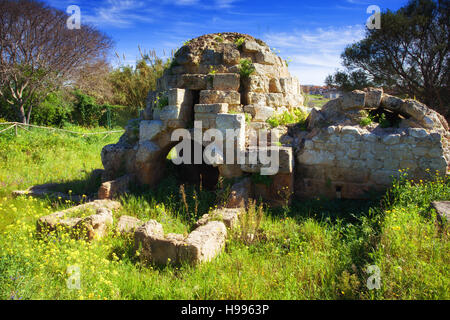 Bagno di Mezzagnone, Arabische Thermalbad. Santa Croce Camerina, Sizilien Stockfoto