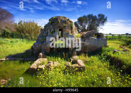 Bagno di Mezzagnone, Arabische Thermalbad. Santa Croce Camerina, Sizilien Stockfoto