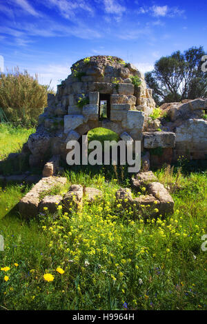 Bagno di Mezzagnone, Arabische Thermalbad. Santa Croce Camerina, Sizilien Stockfoto