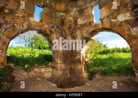 Bagno di Mezzagnone, Arabische Thermalbad. Santa Croce Camerina, Sizilien Stockfoto