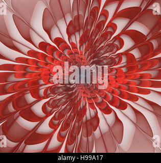 Abstrakte Fraktal Blume Hintergrund Computer generierte Bild Stockfoto