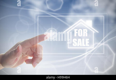 Immobilien für Verkauf-Konzept Stockfoto