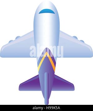 Vektor-Illustration von Flugzeug Stock Vektor