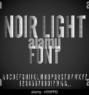 Retro-Film Schrift Stock Vektor