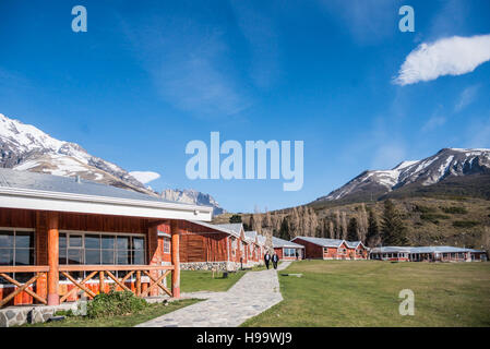 Hotel Las Torres Patagonia Chile Stockfoto