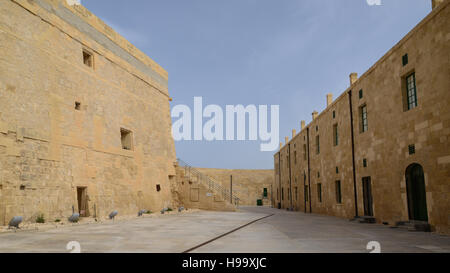 Fort St. Elmo - Valletta Stockfoto