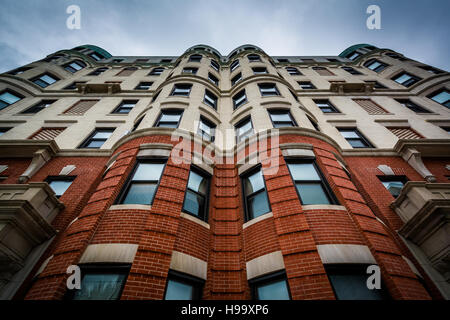 Altbau Wohnung in Boston, Massachusetts. Stockfoto