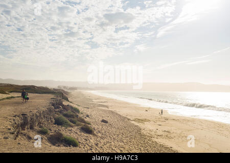 Marina State Beach und Fort Ord Dunes State Park, Kalifornien. Stockfoto