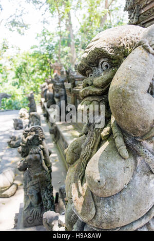 Heiliger Affenwald Heiligtum, Ubud, Bali, Indonesien Stockfoto