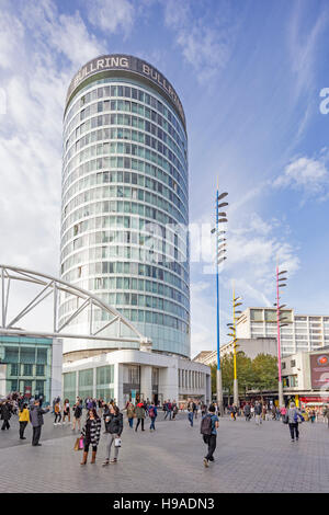 Die Rotunde Gebäude und Bullring Shopping Centre, Birmingham, England, UK Stockfoto