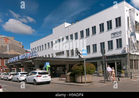 Busbahnhof, Lugo, Region Galicien, Spanien, Europa Stockfoto