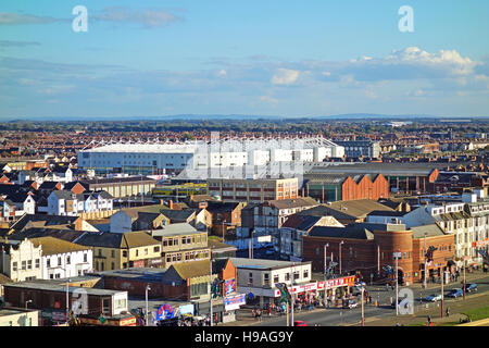 Die Stadt Blackpool in Lancashire, England, UK. Stockfoto