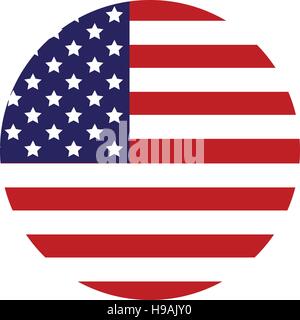 USA-Flaggen-Symbol Stock Vektor
