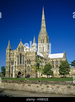 Kathedrale von Salisbury, Wiltshire, England, Vereinigtes Königreich, Europa Stockfoto