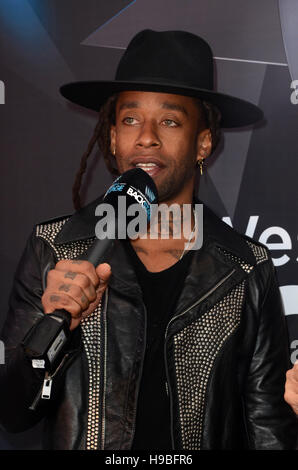 Los Angeles, Ca, USA. 20. November 2016. Ty Dolla Zeichen bei Westwood One auf dem Teppich an den 2016 American Music Awards am Microsoft Theater in Los Angeles, Kalifornien auf 20. November 2016. Bildnachweis: MediaPunch Inc/Alamy Live-Nachrichten Stockfoto