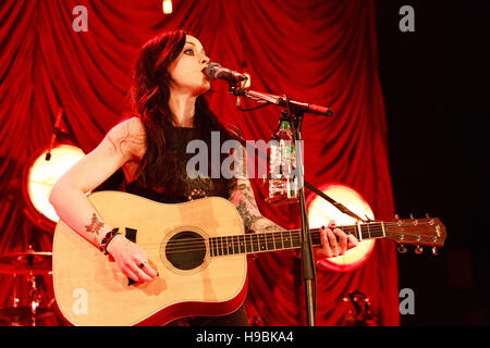 Islington Montagehalle, Islington, London, UK, 21. November 2016, Amy MacDonald mit einem intimen Konzert am Islington Montagehalle, Amy MacDonald, Amy MacDonald auf ihre UK-Tour in Islington, London. Bildnachweis: Richard Soans/Alamy Live-Nachrichten Stockfoto