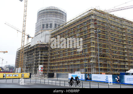 Berlin, Deutschland. 22. November 2016. Die Fassade das Humboldt-Forum und Berliner Schloss in Berlin, Deutschland, 22. November 2016. Foto: Rainer Jensen/Dpa/Alamy Live-Nachrichten Stockfoto