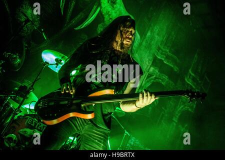 Mailand, Italien. 21. November 2016. Testament führt live auf der Bühne während ihrer Show auf Alcatraz in Mailand, Italien: Mairo Cinquetti/Alamy Live News Stockfoto