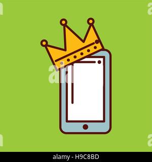 Smartphone-Uhr Geschenk Vater Tag Symbol Vektor Illustration Eps 10 Stock Vektor