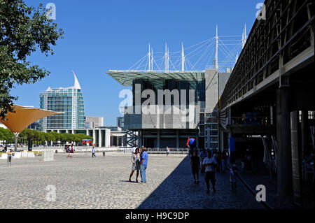 Oceanario de Lisboa, Lissabon, Ozeanarium, Architekt Peter Chermayeff, Parque Das Nacoes, Nation Park, Lisboa, Lissabon, Portugal Stockfoto