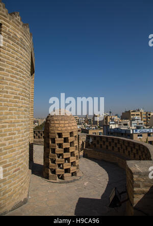 Dach einer alten Taubenschlag für Tauben, Provinz Isfahan, Isfahan, Iran Stockfoto