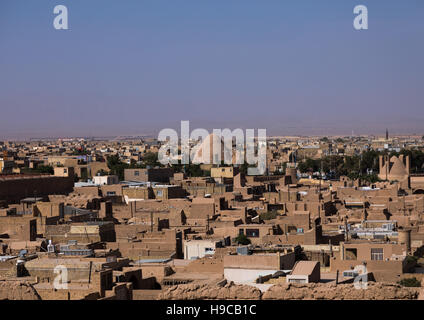 Blick vom Narin qal'eh Zitadelle, Yazd Provinz Meybod, Iran Stockfoto