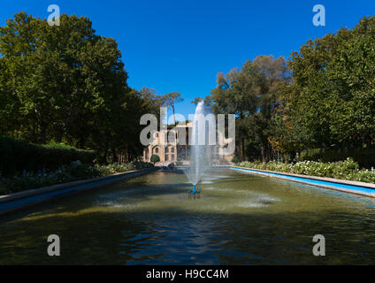 Chehel Sotoun vierzig Säulen Palast, Provinz Isfahan, Isfahan, Iran Stockfoto