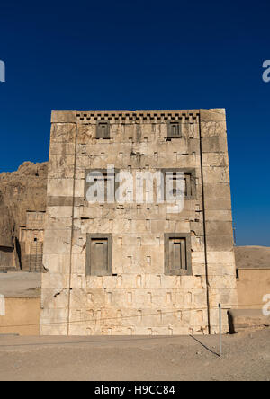 Der Turm kennt als die Kabah Zoroaster in Naqsh-e Rustam Nekropole, Fars Provinz, Shiraz, Iran Stockfoto