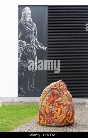 Viking-Nationalmuseum in Jelling, Dänemark Stockfoto