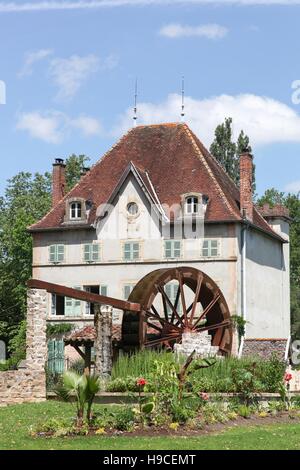 Dorf von Vonnas in Frankreich Stockfoto