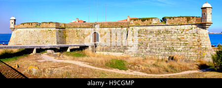 Festung von Sao Francisco do Queijo, Nevogilde, Porto, Portugal, Stockfoto