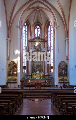 Collegiate Church of St. Peter und Johannes der Täufer (12. Jh.), Berchtesgaden, Bayern, Deutschland Stockfoto