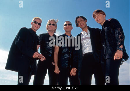 Deutsche Boygroup Touche, Deutschland 1990er Jahre. Deutsche junge Band, Touche, Deutschland 90er Jahre. Stockfoto