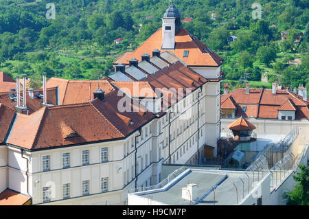Znojmo (Znaim): Gefängnis, Jihomoravsky, Südmähren, Süd-Mähren, Tschechische Stockfoto