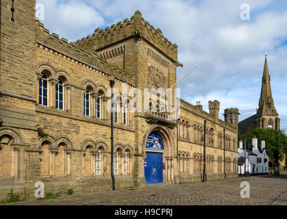 Das Schloss Arsenal-Gebäude (1868), Castle Street, Bury, Greater Manchester, England, UK Stockfoto