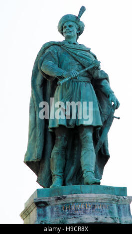 Statue von Graf Imre Thokoly de Kesmark (1657-1705), einen ungarischen Adligen, Führer der Anti-habsburgischen Aufstand, Fürst von Siebenbürgen und (kurz) v Stockfoto