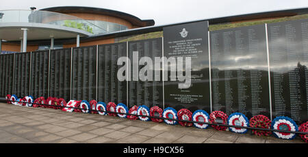 Die Battle of Britain Memorial bei Capel-le-Ferne, Folkestone, Kent, England, UK. Stockfoto