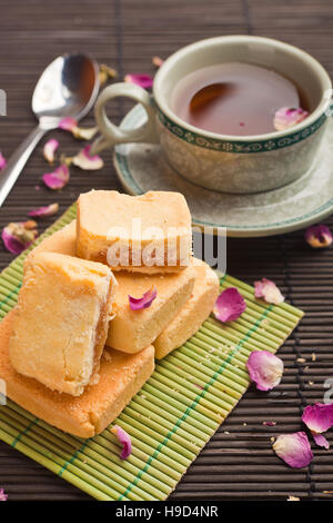 Taiwan berühmten Dessert - Ananas-Kuchen Stockfoto