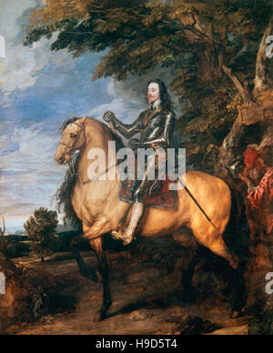 Anthony Van Dyck (1599-1641) Equestrian Porträt von Karl i., 1638 Stockfoto